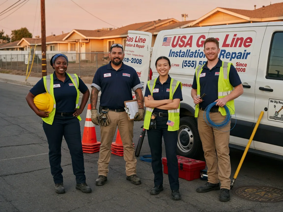 Gas Line Installation company in Shirley, AR